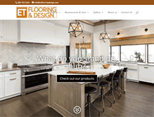 Tablet Screenshot of etflooringdesign.com